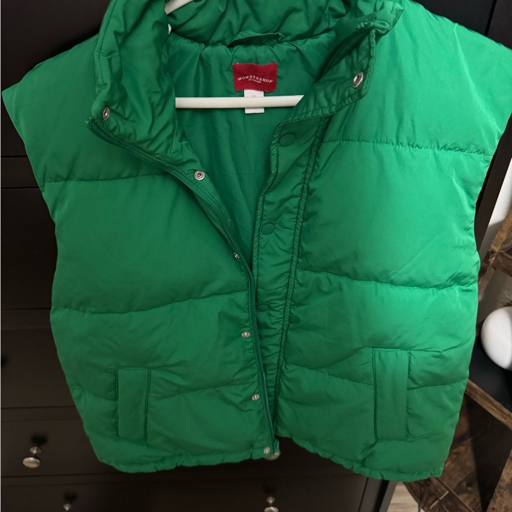 Green Puffer Vest from Target